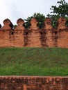 old cityÃ¢â¬â¹ wallÃ¢â¬â¹ withÃ¢â¬â¹ grassÃ¢â¬â¹ andÃ¢â¬â¹ akyÃ¢â¬â¹